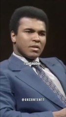 “Why is everything white?” - Muhammad Ali