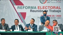 Morena y oposición hablaron de acuerdos para Reforma Electoral