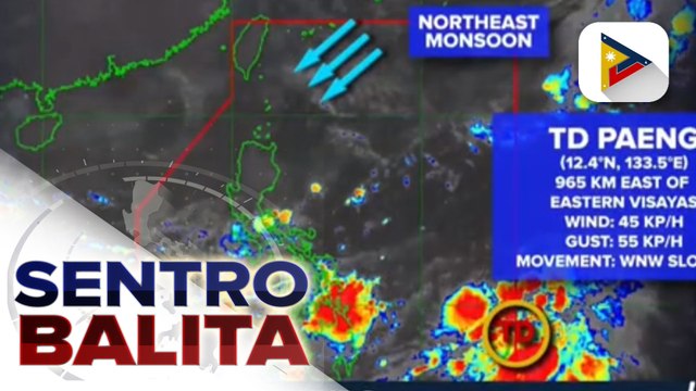 Binabantayang LPA, tuluyan nang naging bagyo at pinangalanang ‘Paeng’
