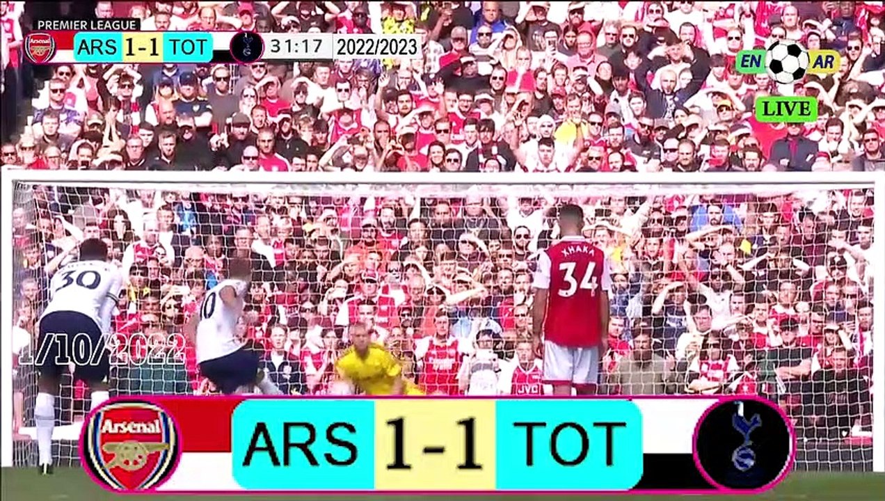 Arsenal 3-1 Tottenham /توتنهام 1- 3آرسنال   / English Premier League 2022 / 2023  الدوري الإنجليزي الممتاز