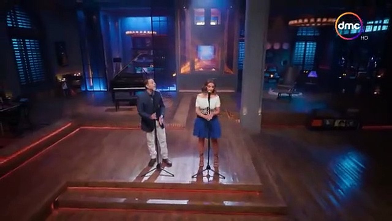 انغام ومدحت صالح - بعيد عنك - من برنامج انغام