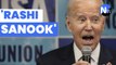 Joe Biden mispronounces Rishi Sunak's name