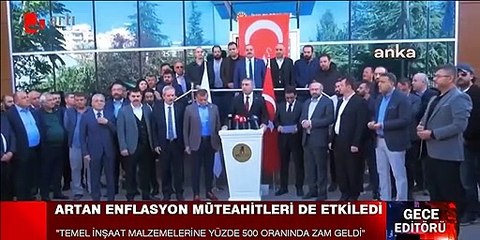 Descargar video: ARTAN ENFLASYON MÜTEAHİTLERİ DE ETKİLEDİ - - Türkiyede hızla artan enflasyon maliyetleri yükseltiyor - - 2022 öncesi yapılan sözleşmelerdeki rakaml