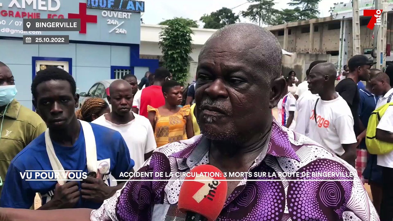 Drame à Bingerville : un accident de la circulation fait 3 morts et 27 blessés