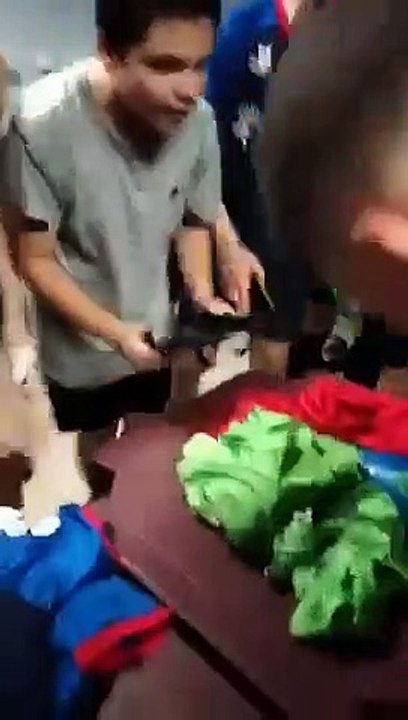 Les U17 après leur victoire contre Fenain samedi 22 octobre 2022