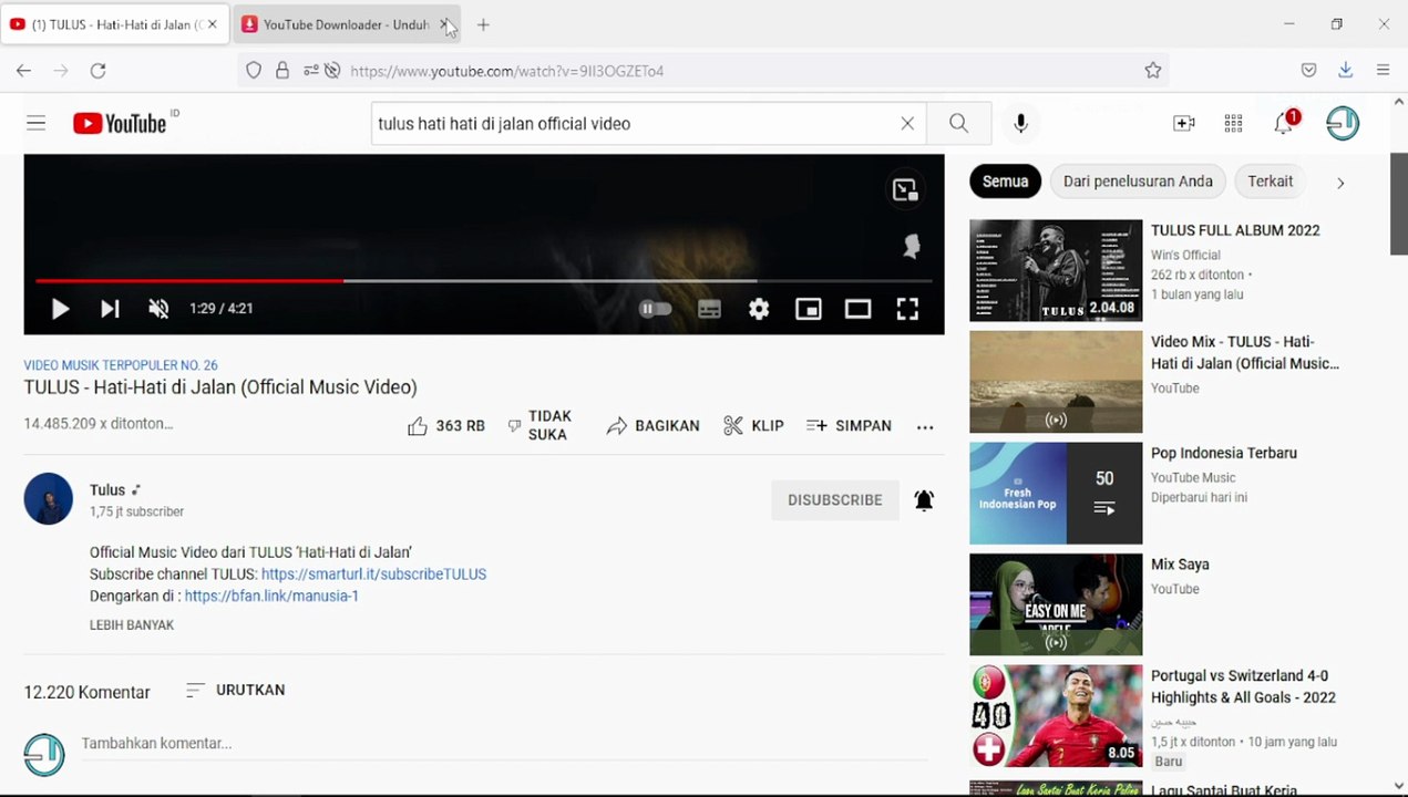 CARA DOWLOAD LAGU DI INTERNET
