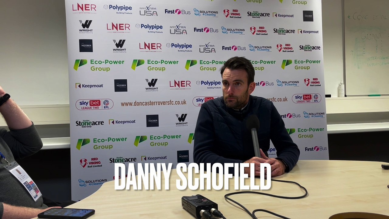 Danny Schofield wants to get Doncaster Rovers playing football