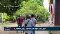 Tim Gabungan Polrestabes Medan Gerebek Kampung Narkoba di Kawasan Jalan Jermal 15