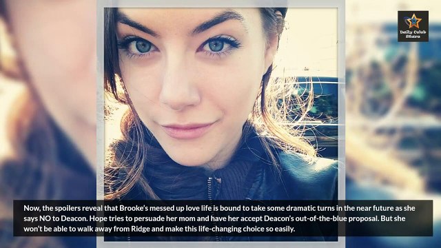 Brooke Says YES To Deacon, Jealous Ridge Wants Her Back Bold and the Beautiful S