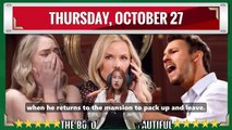 BB Thursday, October 27 Full _ CBS The Bold and the Beautiful 10-27-2022 Spoiler