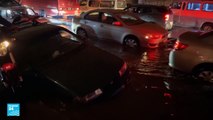 أمطار غزيرة تتسبب بإغراق شواع القاهرة وتعطيل حركة المرور