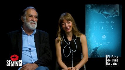 Entrevista a Ramón Barea y Charlotte Vega, actores protagonistas de la película "Edén", de Estefanía Cortés.