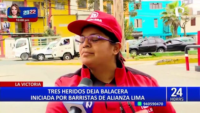 La Victoria: Barristas de Alianza Lima empiezan balacera y tres personas resultan heridas