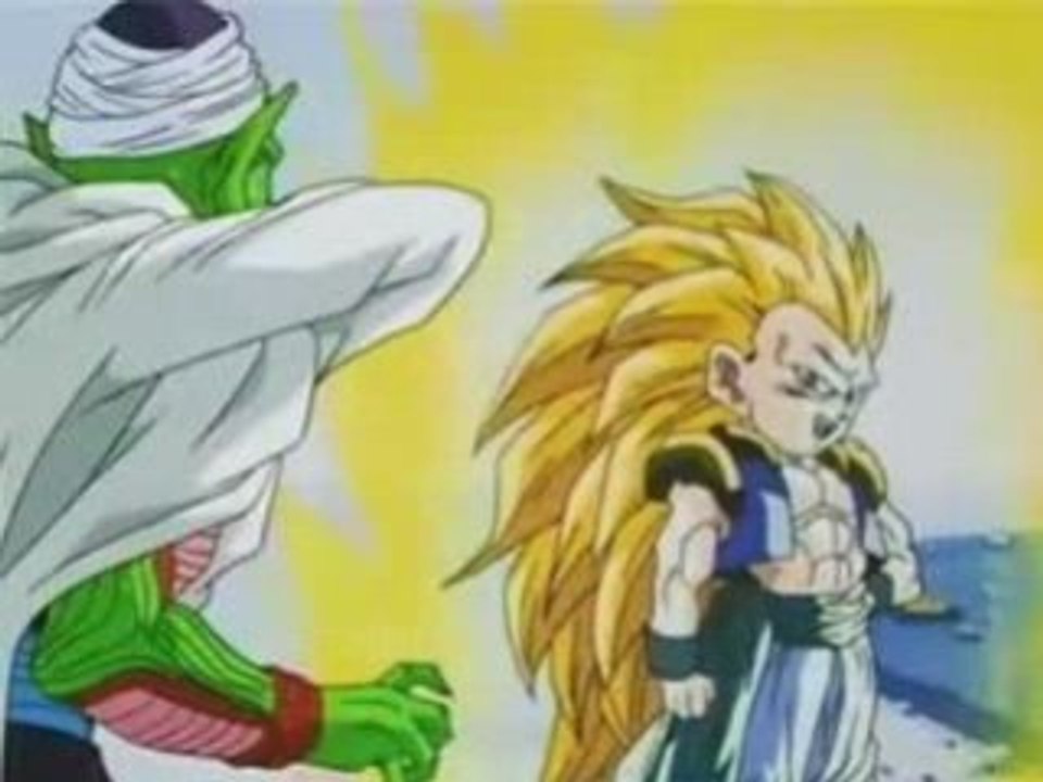 DBZ - Gotenks goes Super Saiyan 3!