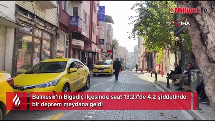 Balıkesir'de 4.2 şiddetinde deprem!