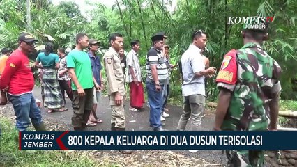 Jembatan Desa Ambrol Diterjang Arus Sungai, Warga 2 Dusun Terisolasi