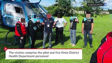 Helicopter crash: All six victims are safe