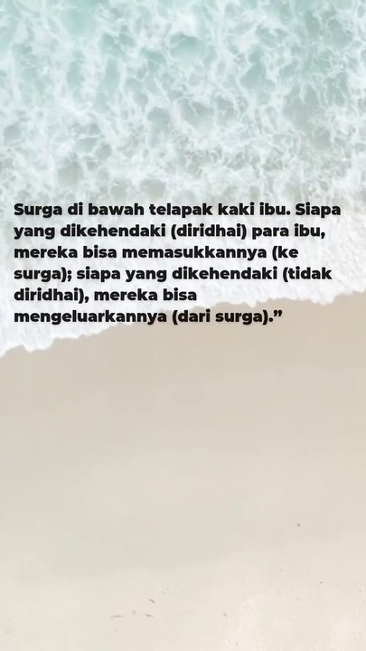 hargailah ibumu