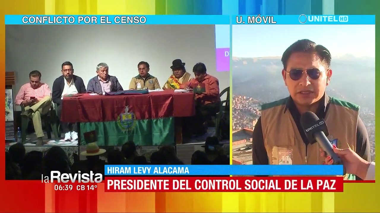 “Necesitamos un Censo lo antes posible”, dice dirigente paceño y confirman marcha por el Censo este miércoles