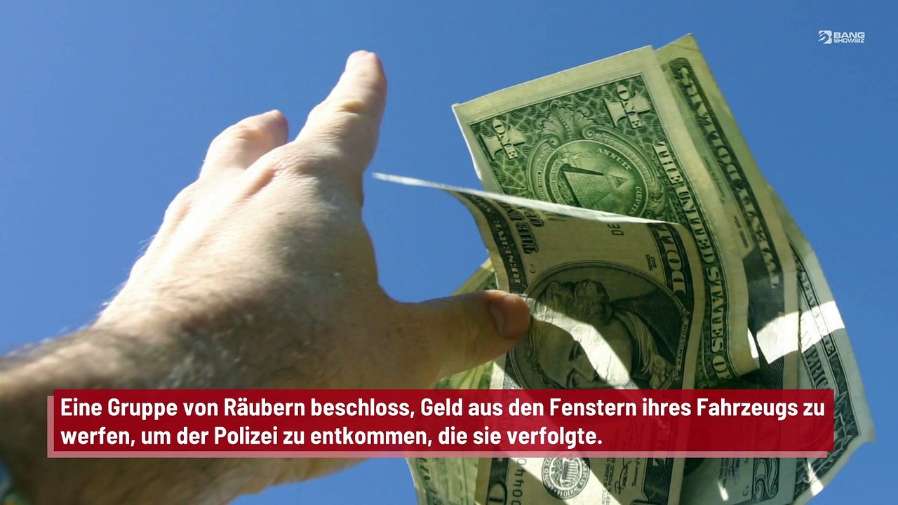 Chile: Räuber werfen Geld aus dem Fenster, um der Polizei zu entkommen