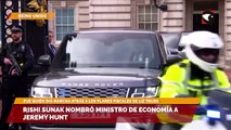 Rishi Sunak nombró ministro de economía a Jeremy Hunt