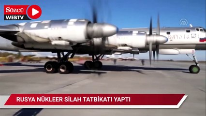 Rusya nükleer silahlarla tatbikat yaptı