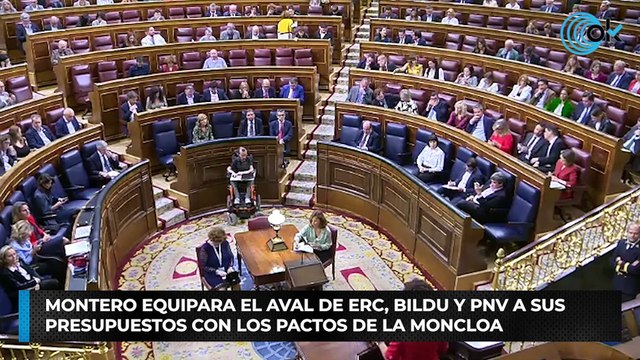 Montero equipara el aval de ERC, Bildu y PNV a sus Presupuestos con los Pactos de la Moncloa