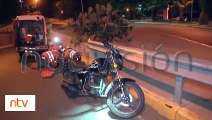 Motociclista choca y queda herido justo en puertas del SAR