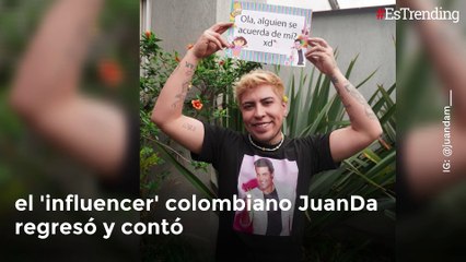 "Desde chiquito me odiaba": JuanDa regresó a redes y contó que estuvo internado en un hospital psiquiátrico
