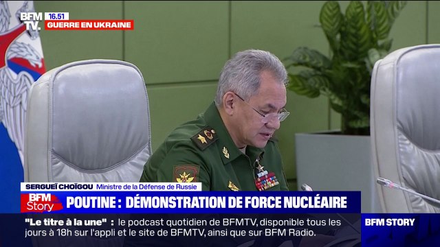 Sergueï Choïgou: Les forces armées russes sont prêtes à répondre à une attaque nucléaire menée par l'un de nos rivaux