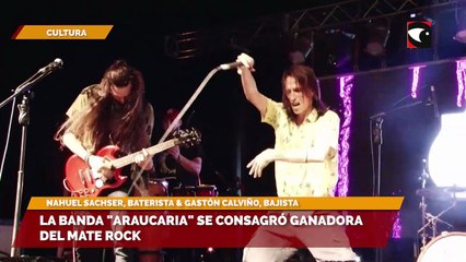 La banda Araucaria se consagró ganadora del Mate Rock