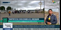 Temas del Día 31-10: Bolivianos exigen suspensión de huelga indefinida en ciudad de Santa Cruz