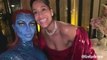 Kim Kardashian Morphs Into ‘X-men’s Mystique And Mistakenly Showed Up To Tracee Ellis Ross’ Birthday Dinner In Full Halloween Costume