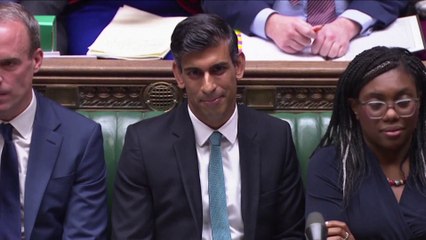 أول هجوم يتعرض له ريشي سوناك في البرلمان