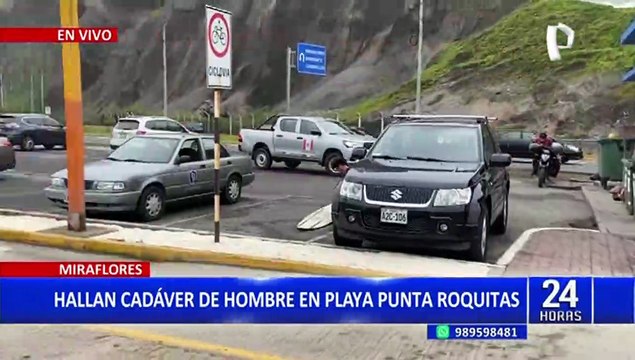 Miraflores: encuentran cadáver de un hombre flotando en playa Roquitas