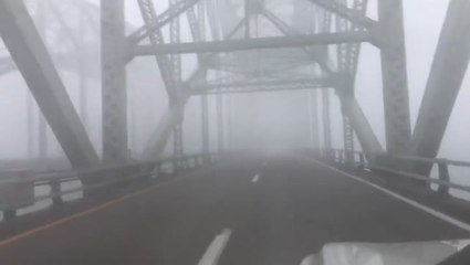 Driving over the bridge to nowhere