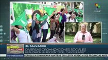 Salvadoreños exigieron despenalizar el aborto en el país