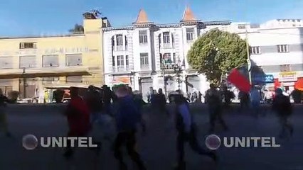 'Autoconvocados' atacan la marcha por el Censo en La Paz