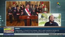 Tribunal constitucional peruano declaró improcedente petición en contra de presidente Pedro Castillo