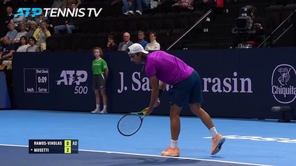 Bâle - Musetti vient à bout du coriace Ramos