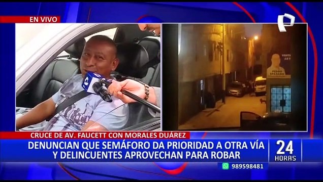 Callao: delincuentes aprovechan el tráfico para robar a conductores