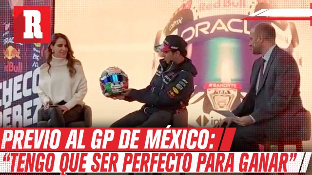 Checo Pérez: 'Sería muy especial poder tener un casco de los Hermanos Rodríguez'