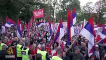 Bosnia-Herzegovina elections: Dodik supporters protest recount