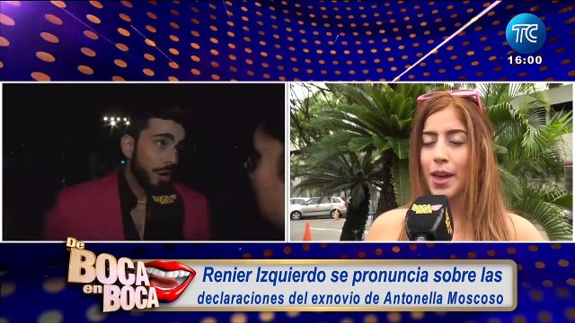Render Izquierdo se pronuncia sobre las declaraciones del exnovio de Antonella Moscoso