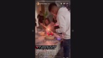 El video del cumpleaños de Geraldine La Rosa en el que aparecería Gallardo.