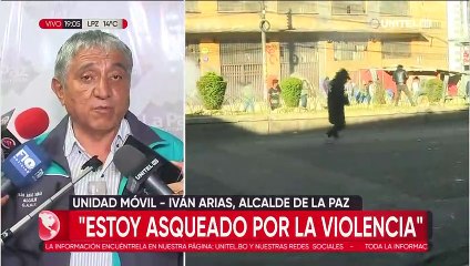 Arias reconsidera asistir a la cumbre por el Censo ante la violencia registrada en La Paz