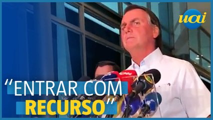 Bolsonaro recorrerá de decisão do TSE sobre inserções no rádio