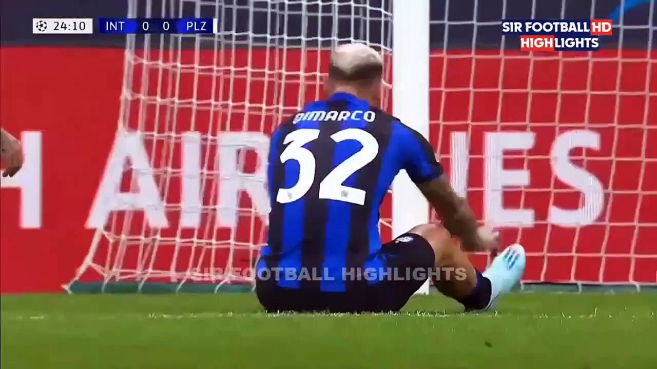 INTER MILAN vs VIKTORIA PLZEN 4-0 __ HIGHLIGHTS