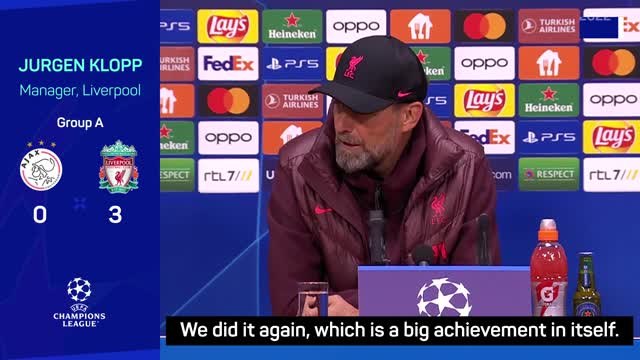 Klopp insists Liverpool can't take UCL progress for granted