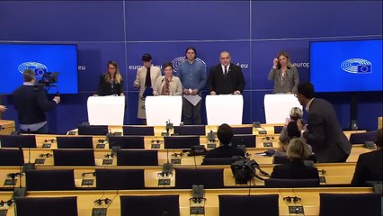 Press conference after Pfizer CEO Albert Bourla refused to answer in front of European Parliament